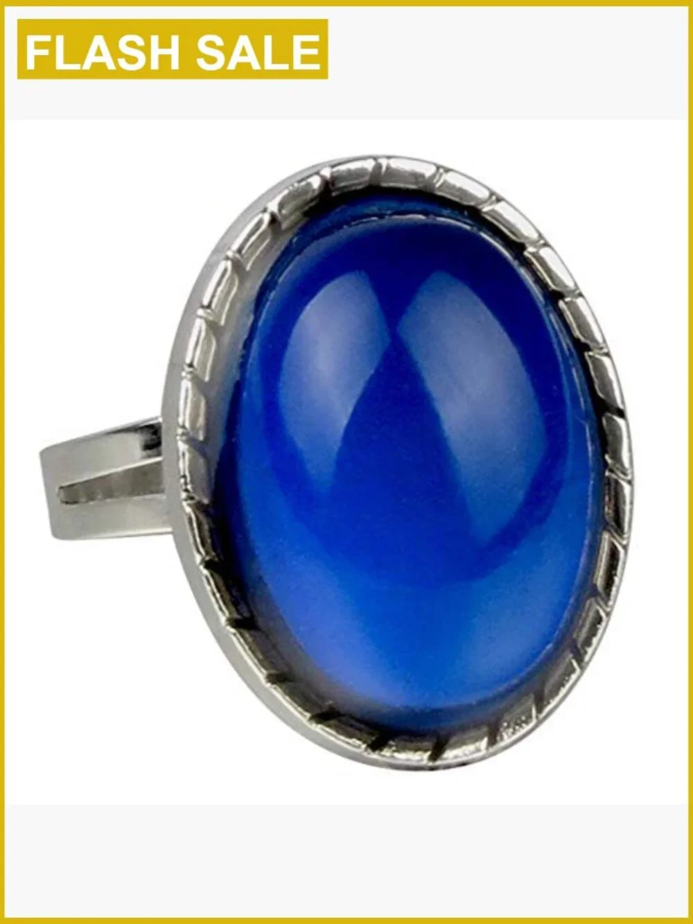 Adjustable Mystique Marble Mood Ring Inspirational Jewelry